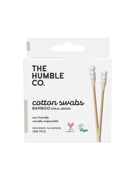 The Humble Co. Spiral Cotton Swabs - White