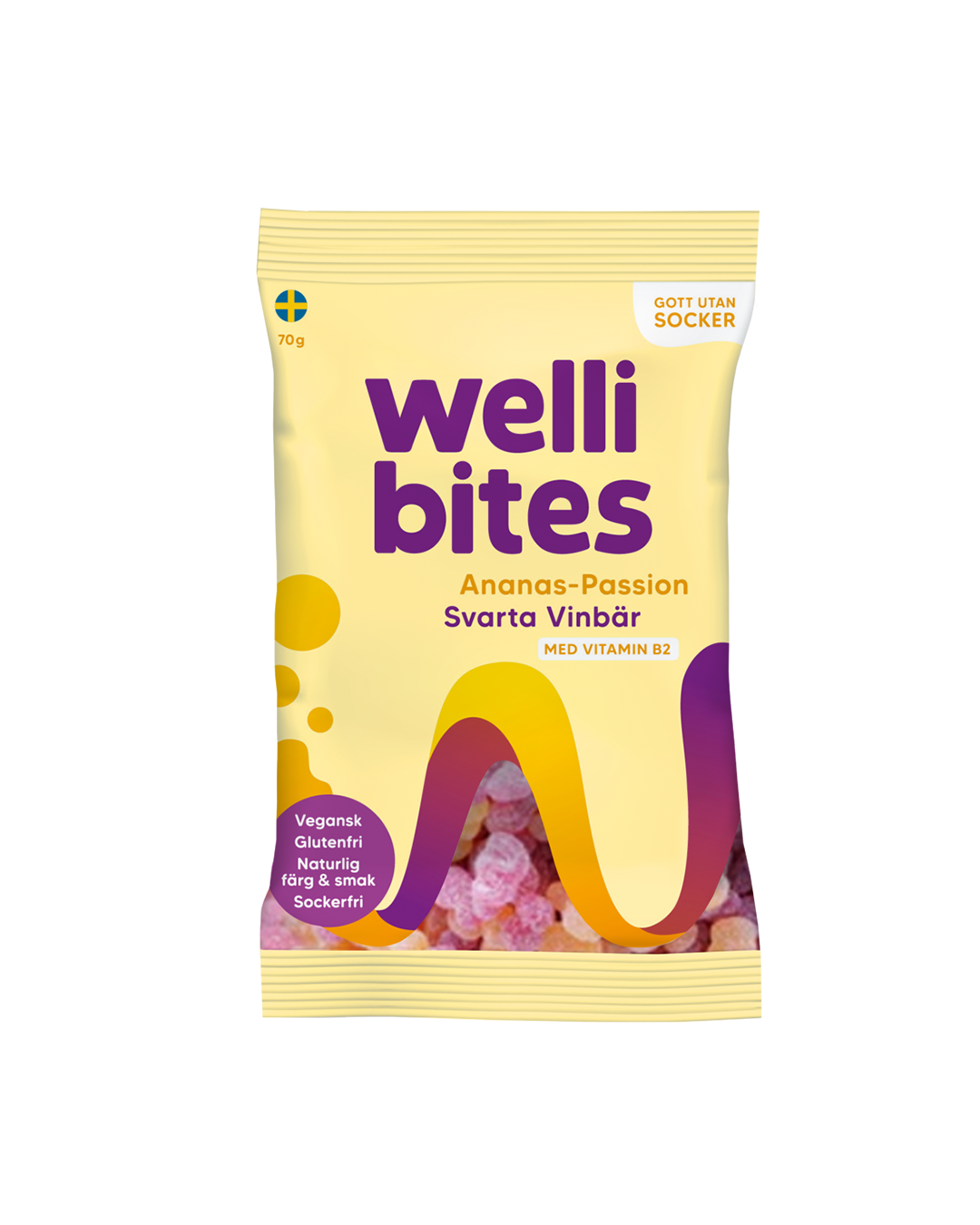 Wellibites Candy Pineapple Passion & Black Currant