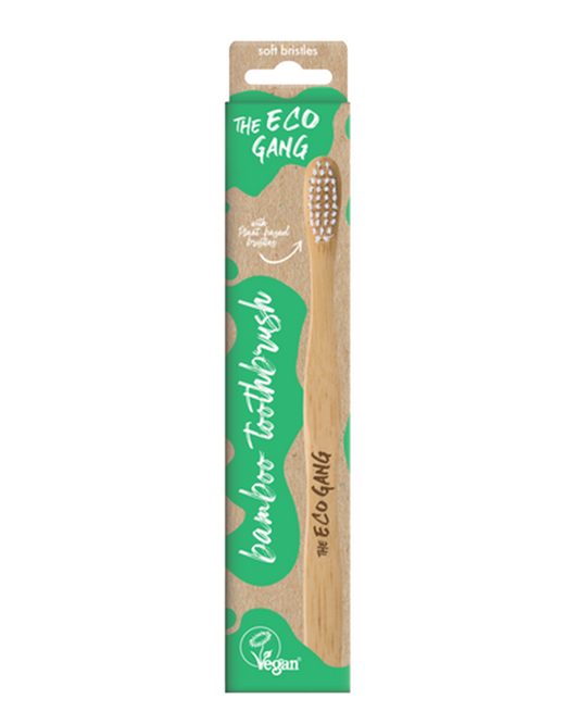 The Eco Gang Adult Bamboo Toothbrush, Mix Soft