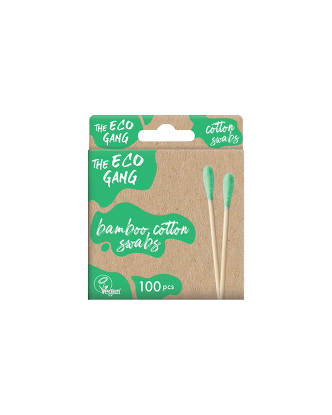 The Eco Gang Cotton Swabs 100-p - Green