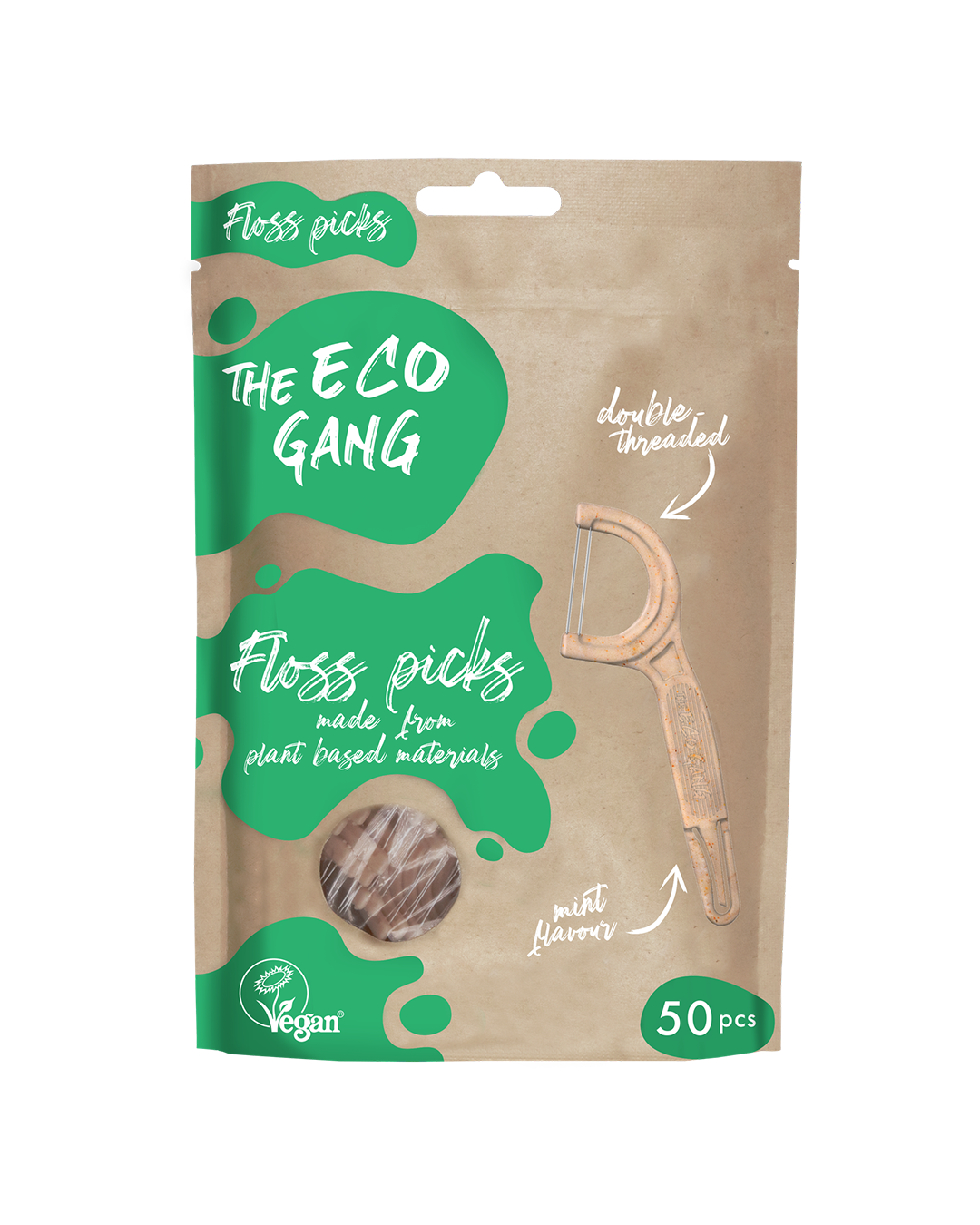 The Eco Gang Floss picks 50-p Normal