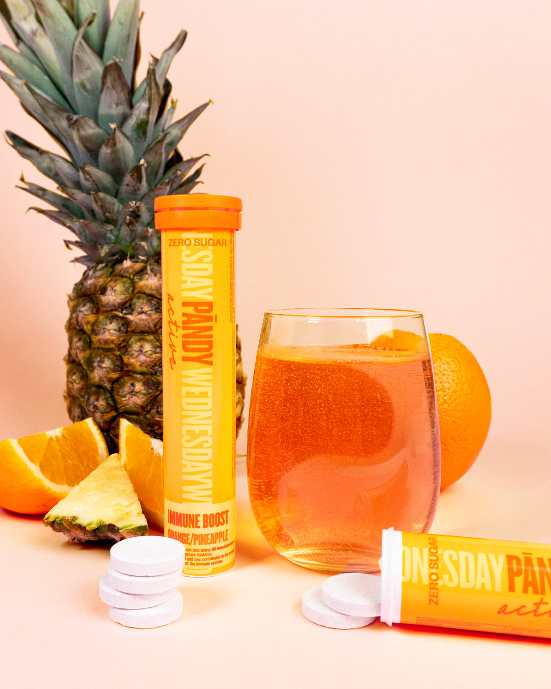 Pändy Immune Boost effervescent tablets Orange/Pineapple