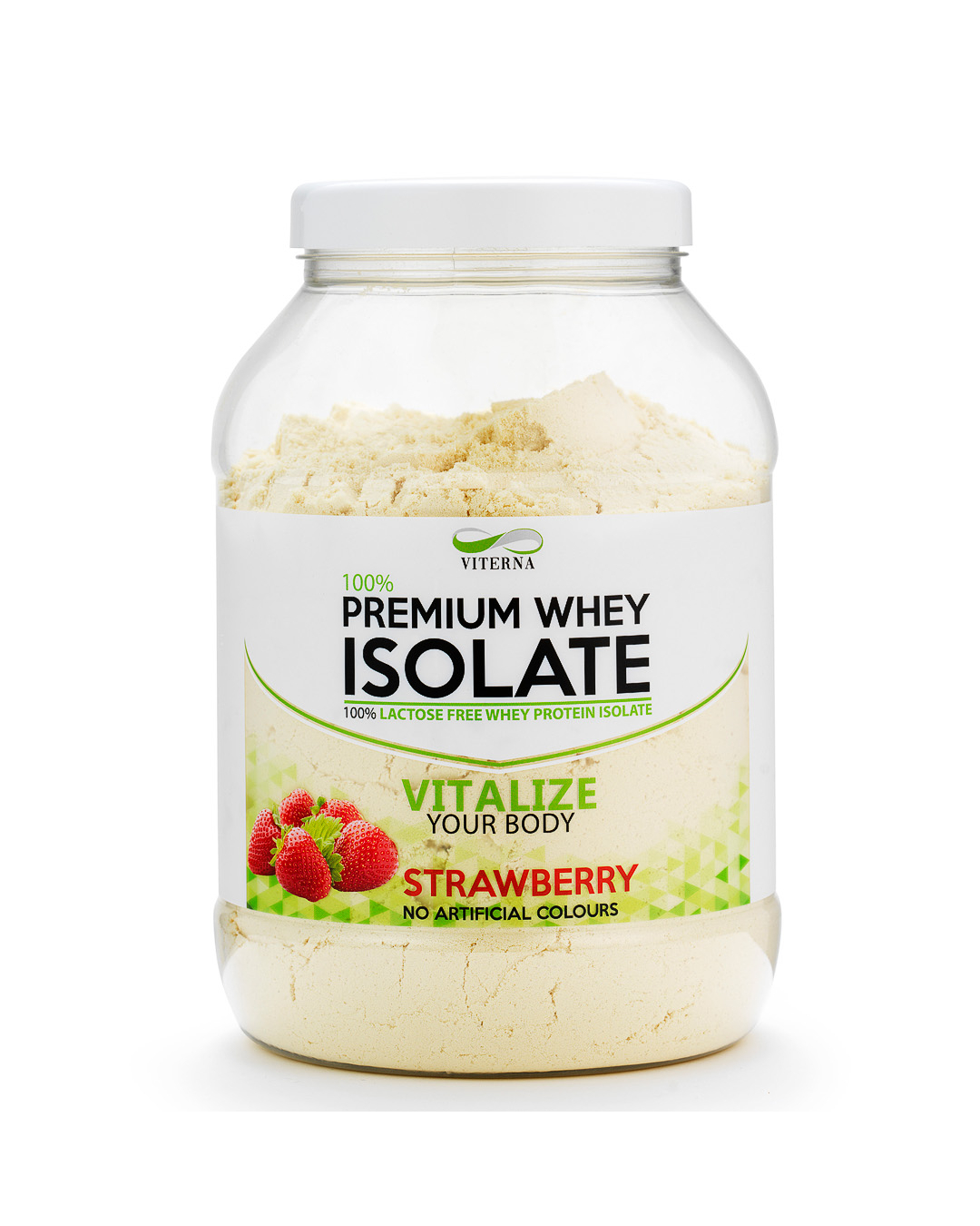 Viterna 100% Premium Whey Isolate, 900g - Strawberry