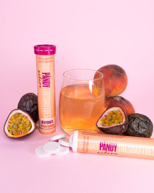 Pändy Rehydrate effervescent tablets Peach/Passion Fruit
